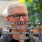 Apple CEO Tim Cook Conveyed Concerns About App Store Curbs to Japan